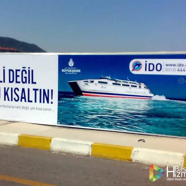 branda baskı çalışması