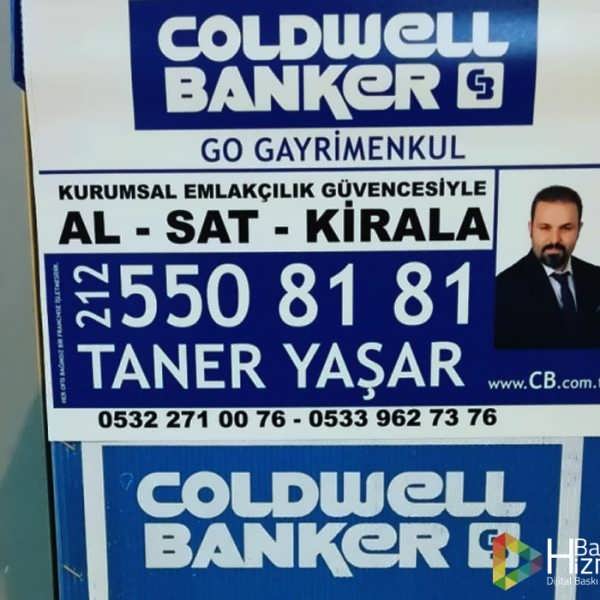 coldwell banker afiş baskı çeşidi